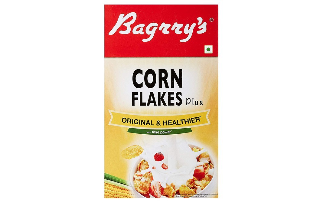 Bagrry's Corn Flakes Plus Original & Healthier   Box  475 grams